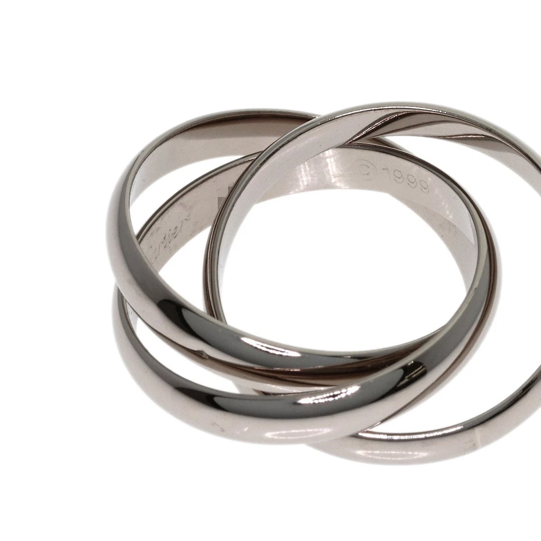 CARTIER TRINITY RING K18 WHITE GOLD - 4