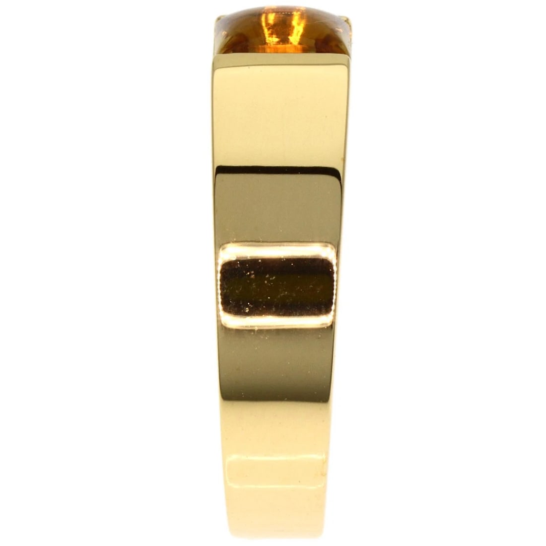 CARTIER TANK CITRIN RING K18 YELLOW GOLD: CARTIER Tank Citrin Ring K18 Yellow Gold Brand: CARTIER Type/Style: Ring Material: K18 Yellow Gold, Color: Gold Size: 5.75 (US) Accessories: None Accessories Notice: When purchasing pre-ow