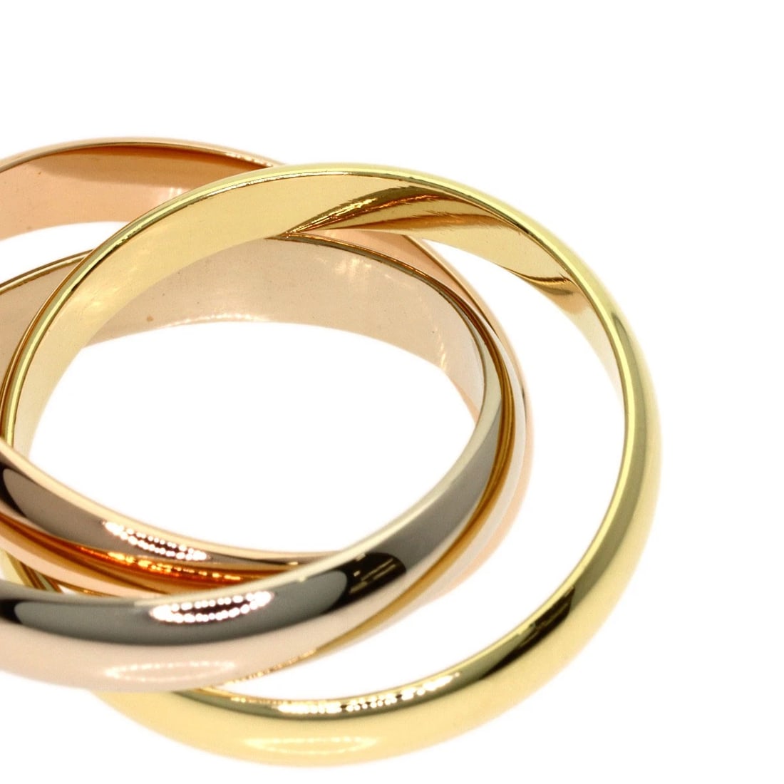 CARTIER TRINITY RING K18 YELLOW GOLD (1 of 5)