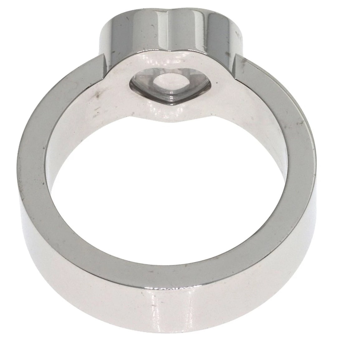 CHOPARD HAPPY DIAMOND RING K18 WHITE GOLD - 4