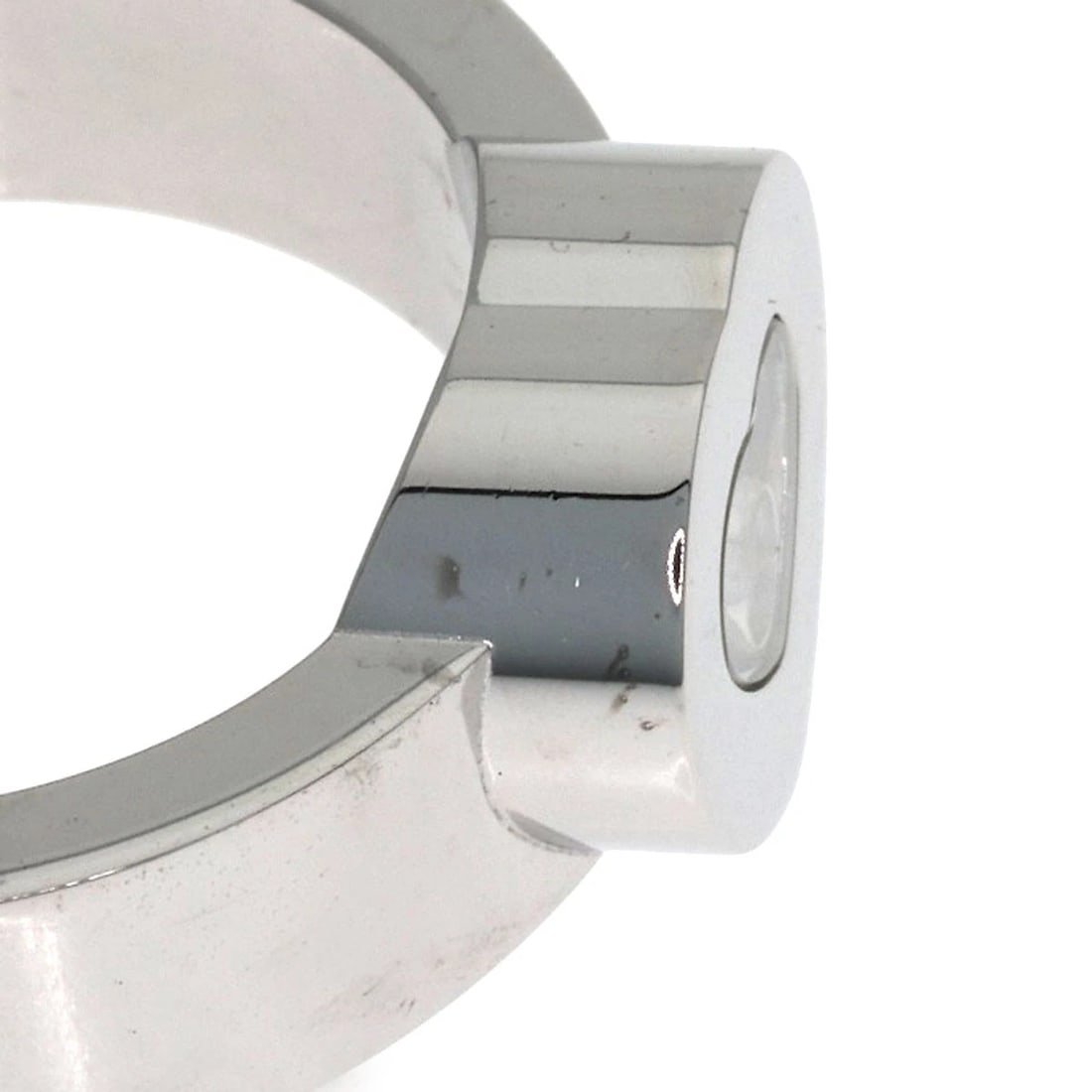 CHOPARD HAPPY DIAMOND RING K18 WHITE GOLD - 6
