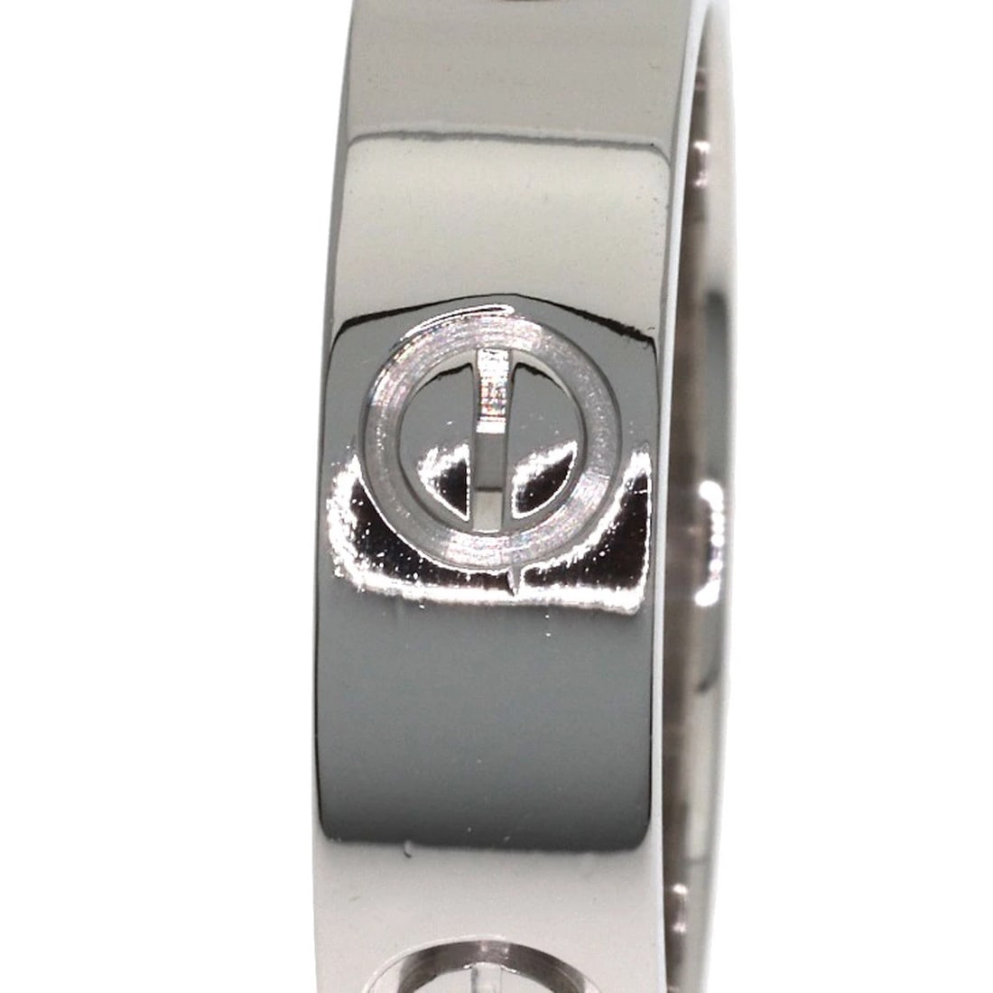 CARTIER LOVE RING PLATINUM PT950: CARTIER love Ring Platinum PT950 Brand: CARTIER Type/Style: Ring Material: Platinum PT950, Color: Silver Size: 6.5 (US) Accessories: None Accessories Notice: When purchasing pre-owned good