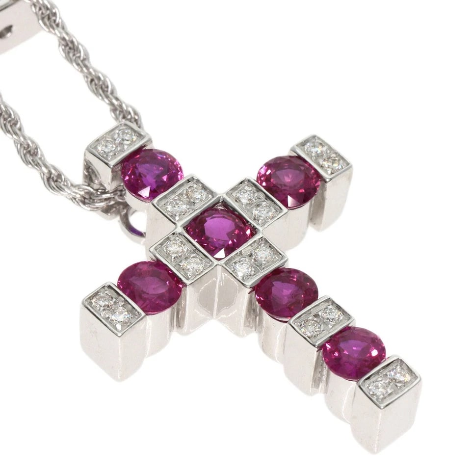 DAMIANI BELLE EPOQUE M DIAMOND RUBY NECKLACE - 3