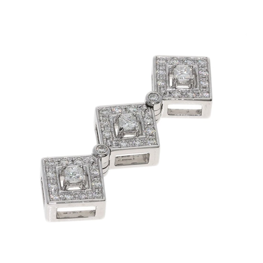TASAKI DIAMOND PENDANT TOP K18 WHITE GOLD (1 of 4)