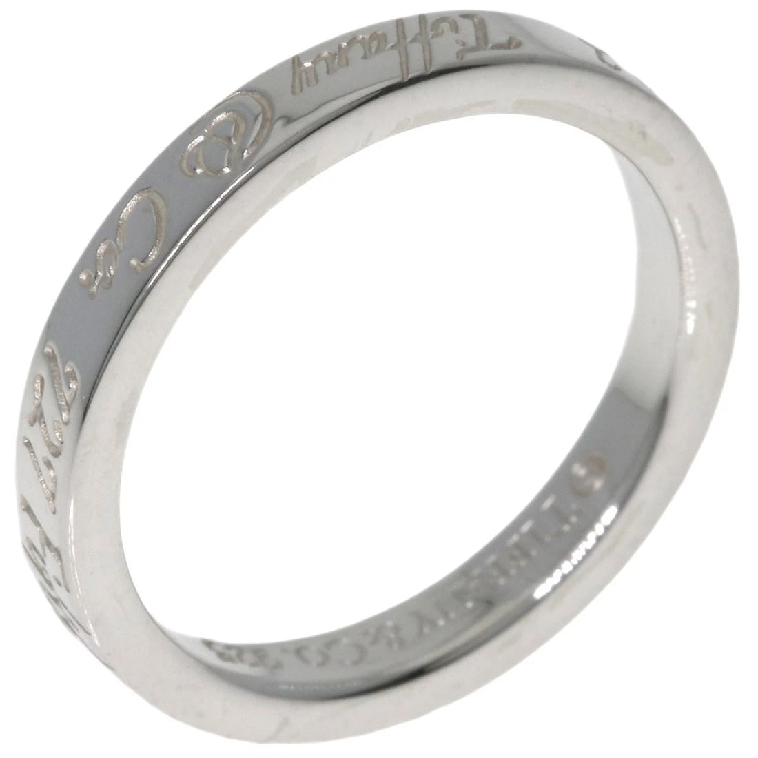 TIFFANY&CO. NOTES NARROW RING SILVER - 2