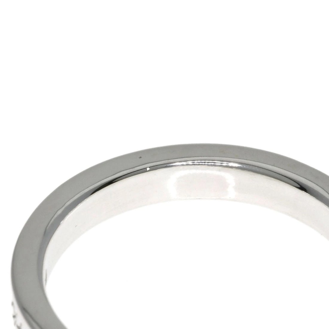 TIFFANY&CO. NOTES NARROW RING SILVER - 5