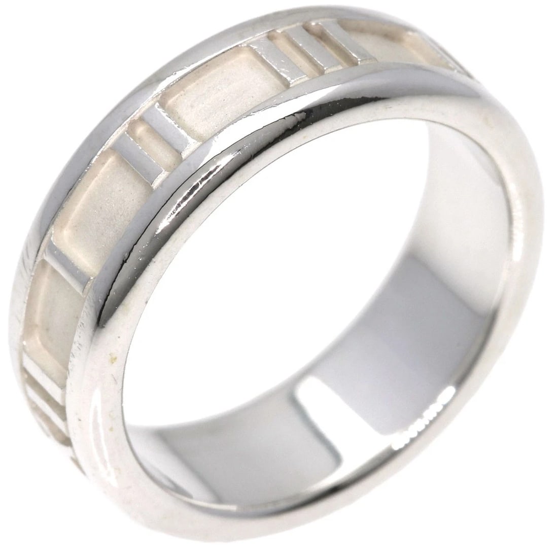 TIFFANY&CO. ATLAS RING SILVER - 2