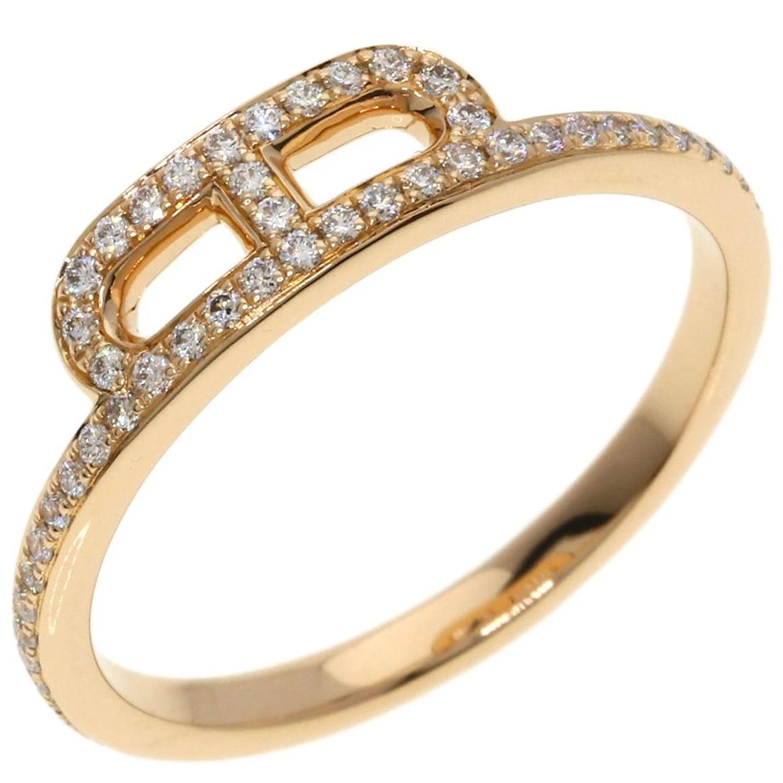 HERMES LINK D'HERMES DIAMOND RING - 2