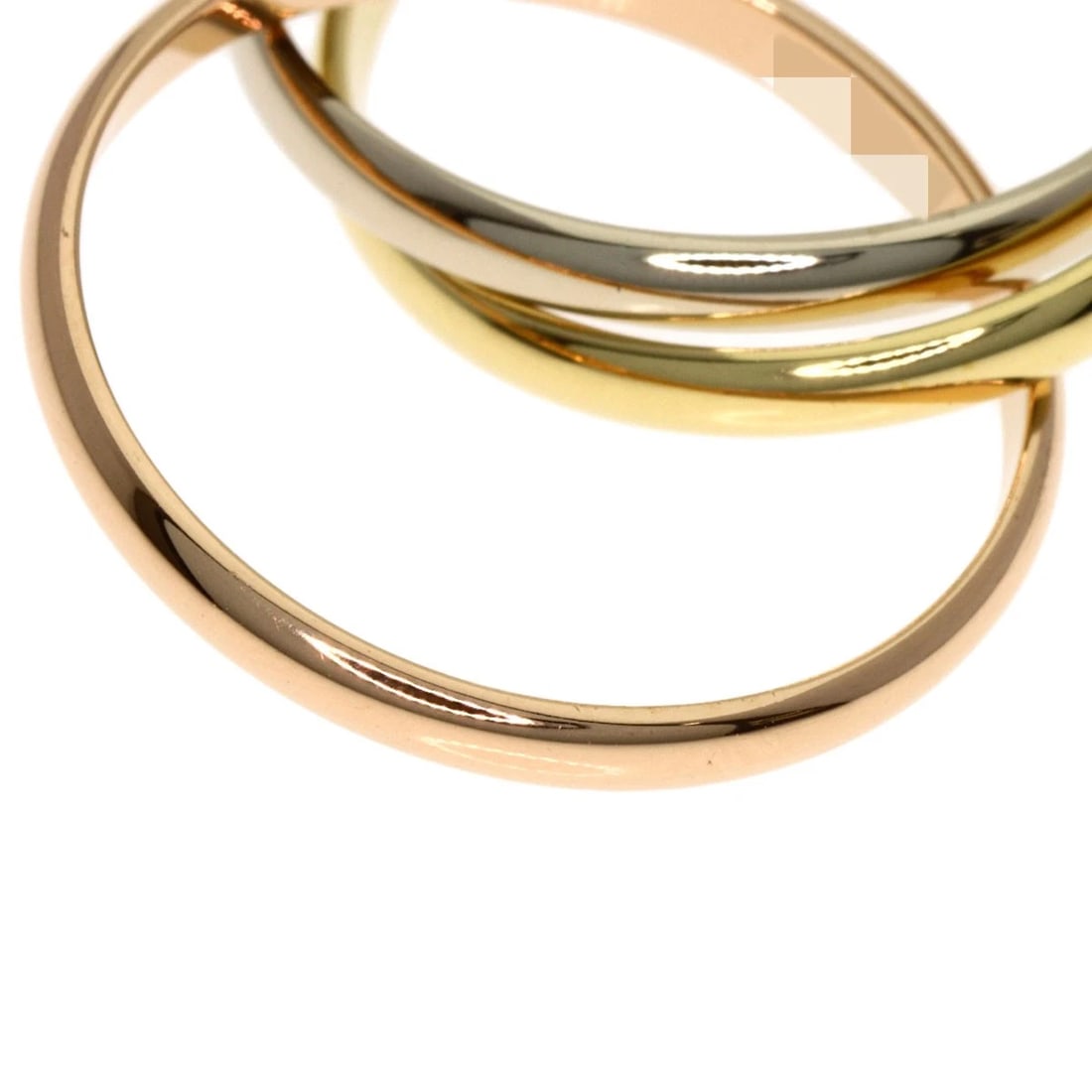 CARTIER TRINITY XS RING K18 YELLOW GOLD: CARTIER Trinity XS Ring K18 Yellow Gold Brand: CARTIER Type/Style: Ring Material: K18 Yellow Gold/K18 White Gold/18K Pink Gold, Color: Gold Size: 4.5 (US) Accessories: None Accessories Notice: When