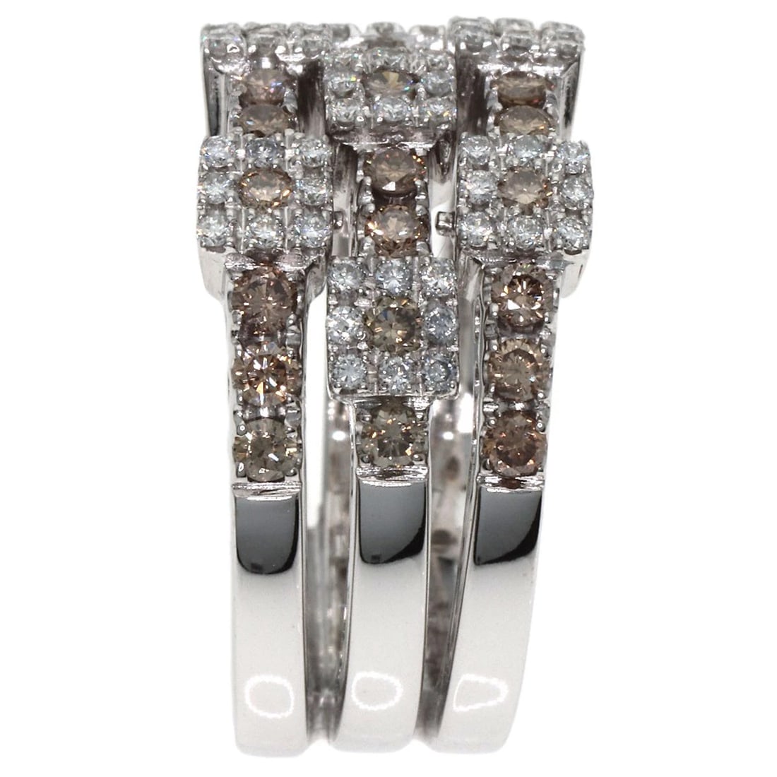 PONTE VECCHIO DIAMOND RING K18 WHITE GOLD (1 of 3)