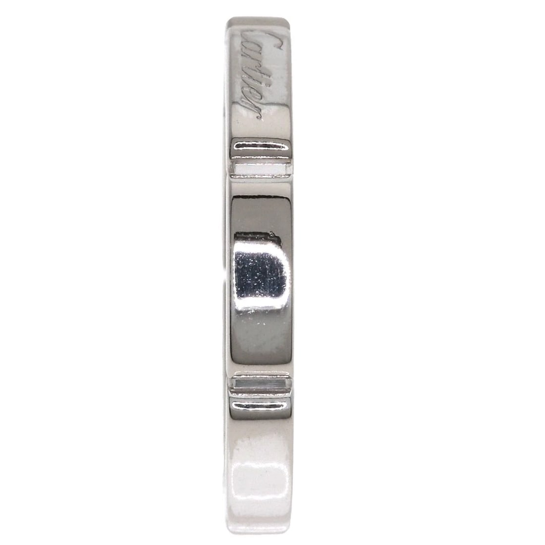 CARTIER MAYON PANTHERE RING K18 WHITE GOLD: CARTIER Mayon PANTHERE Ring K18 White Gold Brand: CARTIER Type/Style: Ring Material: K18 White Gold, Color: Silver Size: 5.25 (US) Accessories: None Accessories Notice: When purchasing pre-owned