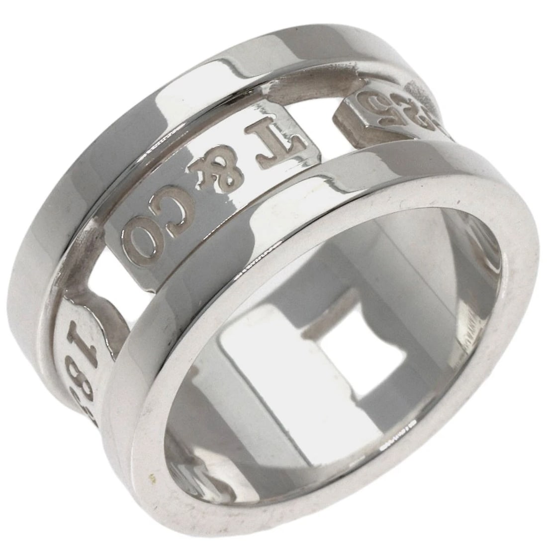 TIFFANY&CO. OPENED IN RING SILVER: TIFFANY&Co. Opened in Ring Silver Brand: TIFFANY&Co. Type/Style: Ring Material: Silver, Color: Silver Size: 5 (US) Accessories: None Accessories Notice: When purchasing pre-owned goods, please refer