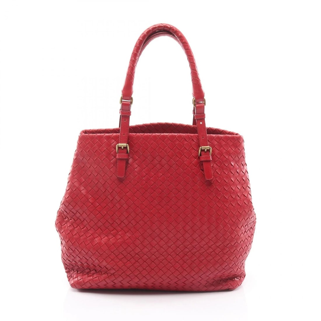 BALENCIAGA INTRECCIATO TOTE BAG LEATHER: BALENCIAGA Intrecciato Tote Bag leather Brand: BOTTEGA VENETA Type/Style: Tote Bag Material: leather Color: Red?ish colors Size: H:31cm x W:31cm x D:13.5cm (H:12.2" x W:12.2" x D:5.3") Handle?40~50cm(