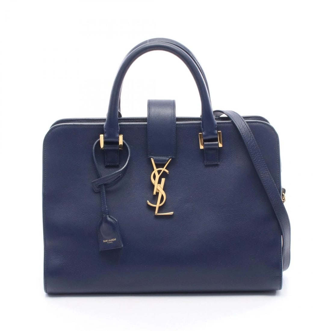 SAINT LAURENT PARIS CABAS SMALL SHOULDER CROSSBODY HANDBAG: SAINT LAURENT PARIS Cabas Small shoulder crossbody Handbag Brand: SAINT LAURENT PARIS Type/Style: Handbag Material: leather Color: Blue?ish colors Size: H:20.5cm x W:30cm x D:13cm (H:8.1" x W:11.8" x