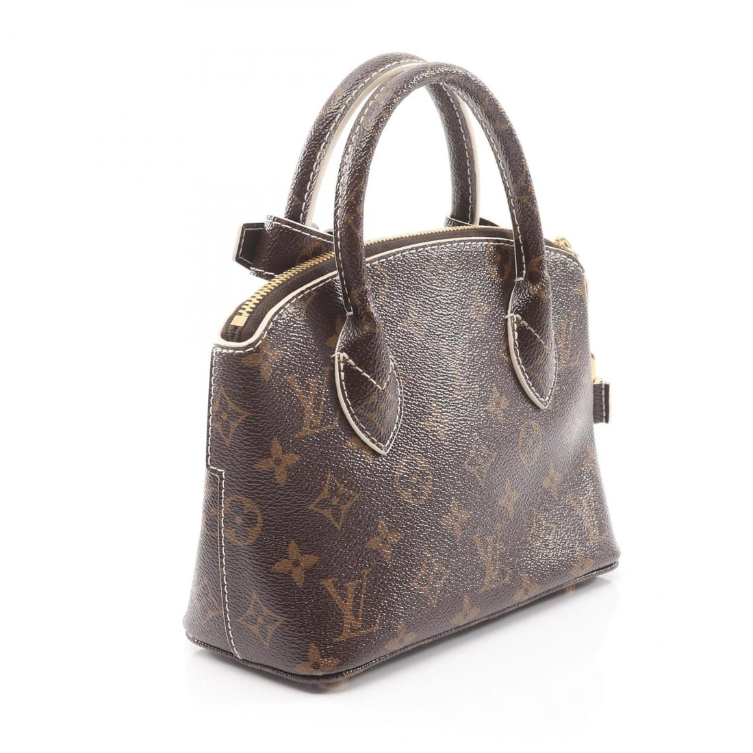 LOUIS VUITTON LOCKIT BB HANDBAG MONOGRAM CANVAS - 2