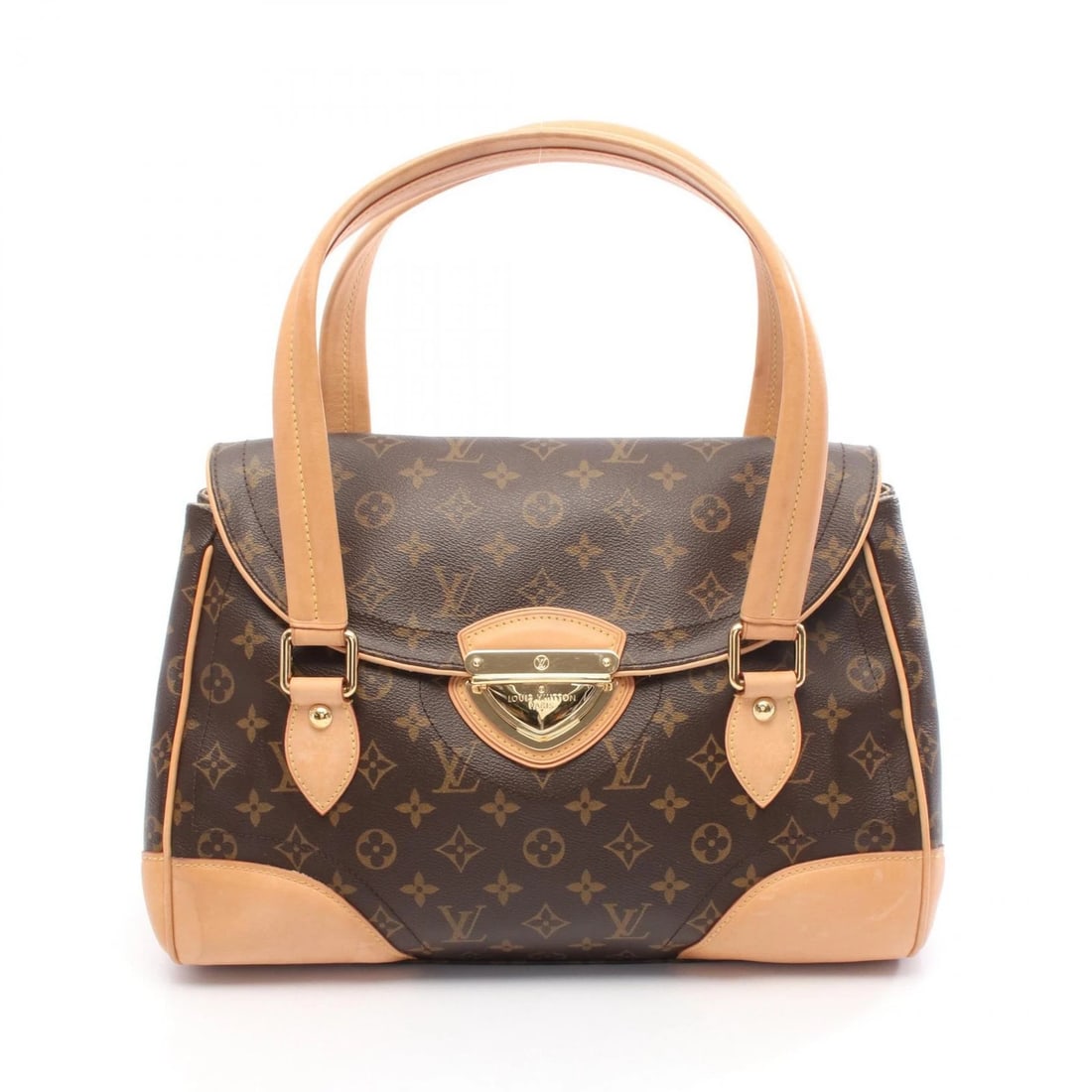 LOUIS VUITTON BEVERLY GM SHOULDER BAG: LOUIS VUITTON Beverly GM Shoulder Bag Brand: LOUIS VUITTON Type/Style: Shoulder Bag Material: Monogram ? PVC coated canvas ? leather Color: Brown?ish colors Size: H:23cm x W:37cm x D:18cm (H:9.1" x
