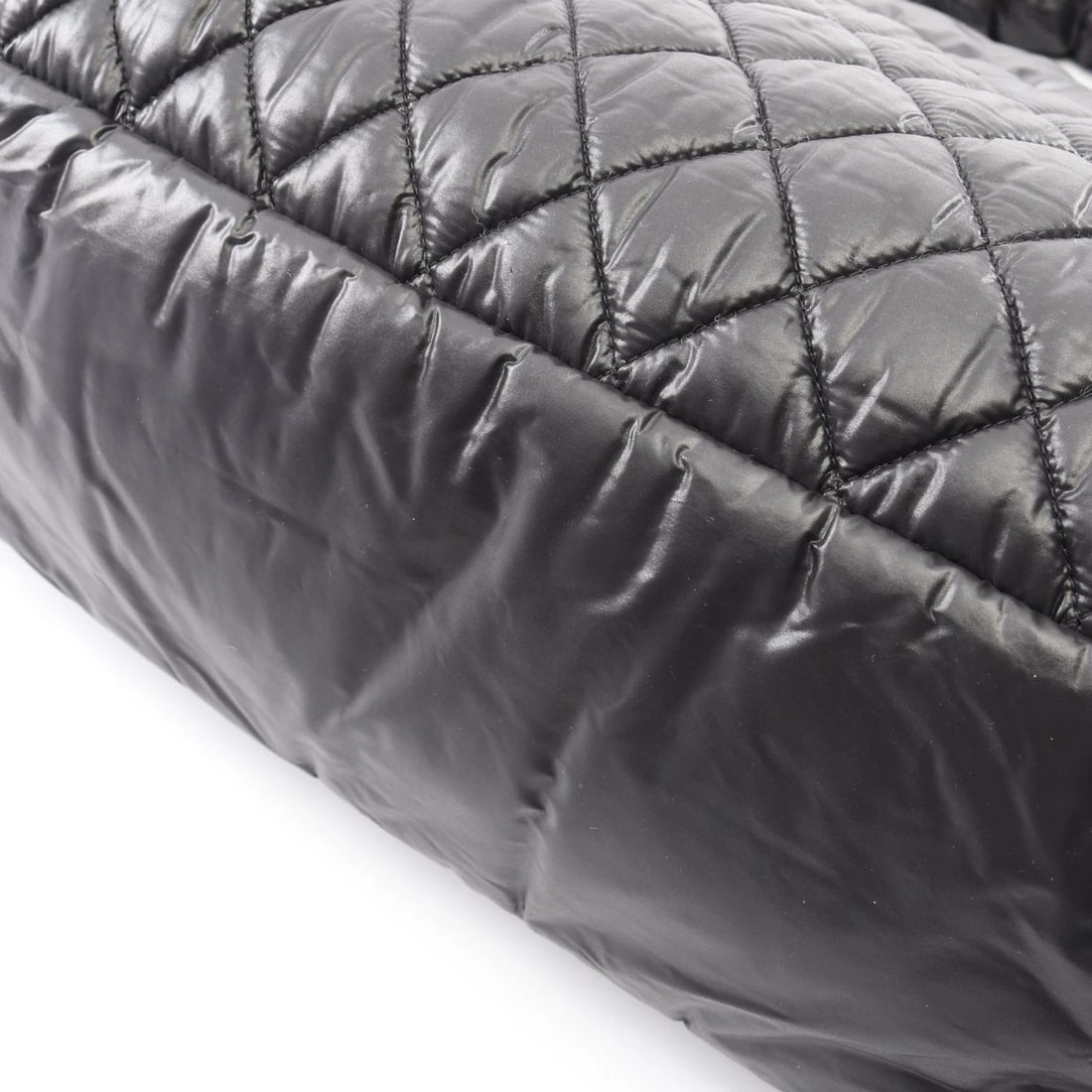 CHANEL COCOCOON HANDBAG NYLON LEATHER - 4