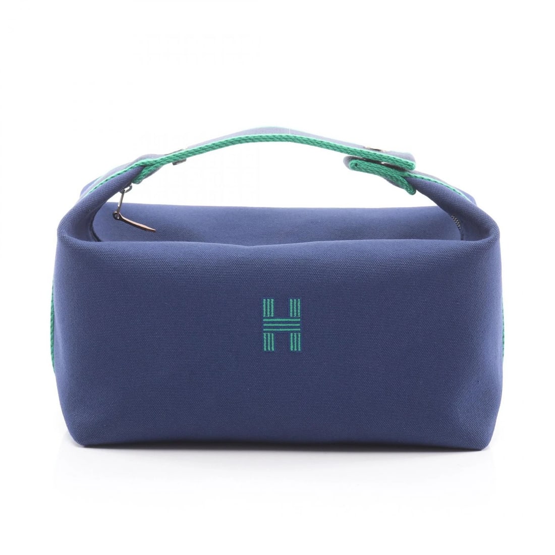 HERMES BRIDE A BRAC GM HANDBAG: HERMES Bride a Brac GM Handbag Brand: HERMES Type/Style: Handbag Material: canvas Color: Navy?ish colors ? Green?ish colors Size: H:13cm x W:25cm x D:14cm (H:5.1" x W:9.8" x D:5.5") Accessories: N