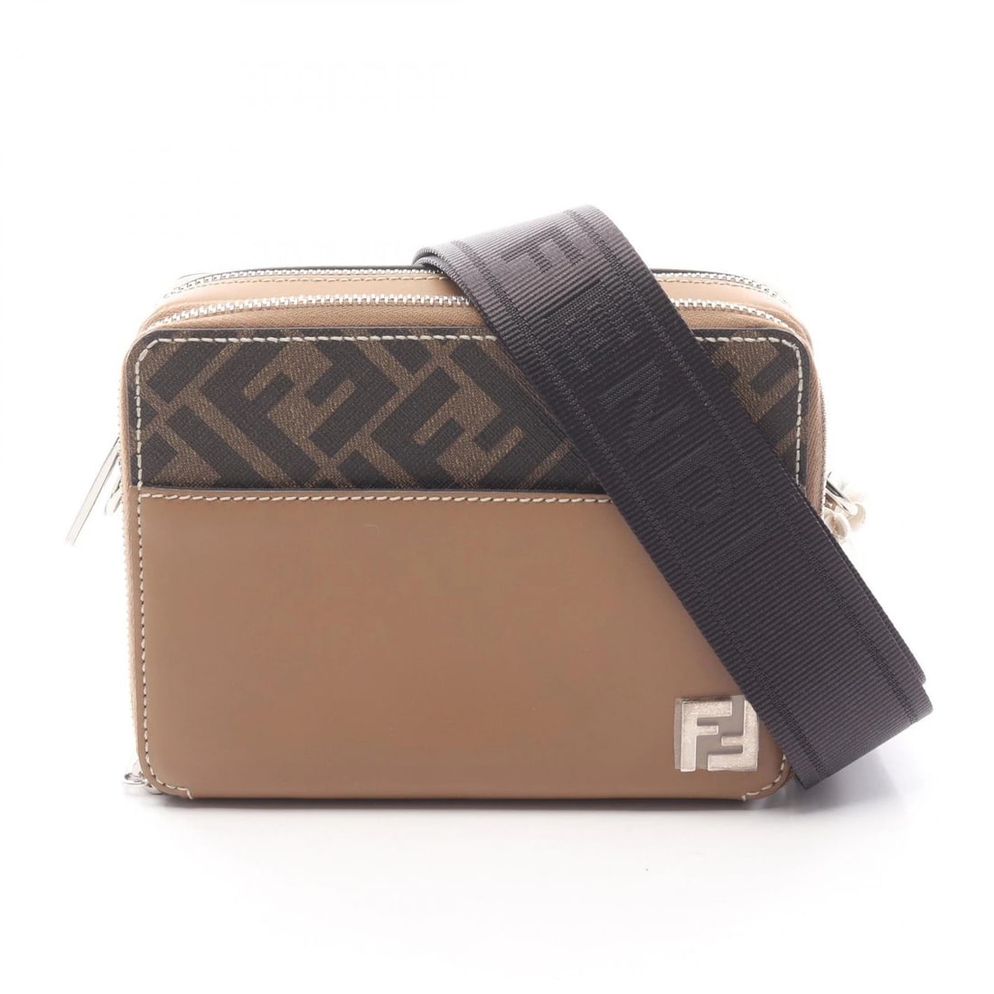 FENDI SQUARE FF CAMERA CASE ORGANIZER SHOULDER CROSSBODY BAG (1 of 2)