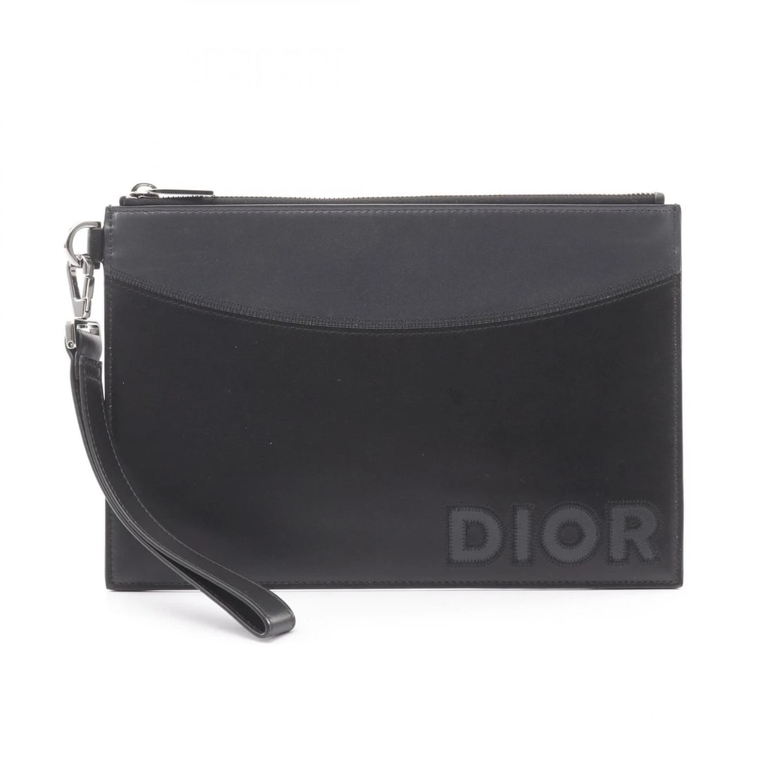 CHRISTIAN DIOR BUSINESS CLUTCH BAG POUCH: Christian Dior Business Clutch Bag Pouch Brand: Dior Type/Style: business bag clutch bag Material: leather Color: Black?ish colors ? Gray?ish colors Size: H:18cm x W:26cm x D:0.5cm (H:7.1" x W:10.2"