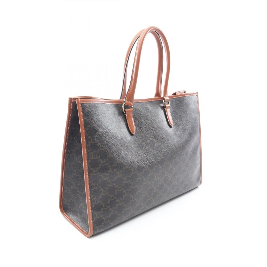 CELINE HORIZONTAL CABAS TRIOMPHE HAND BAG - 2