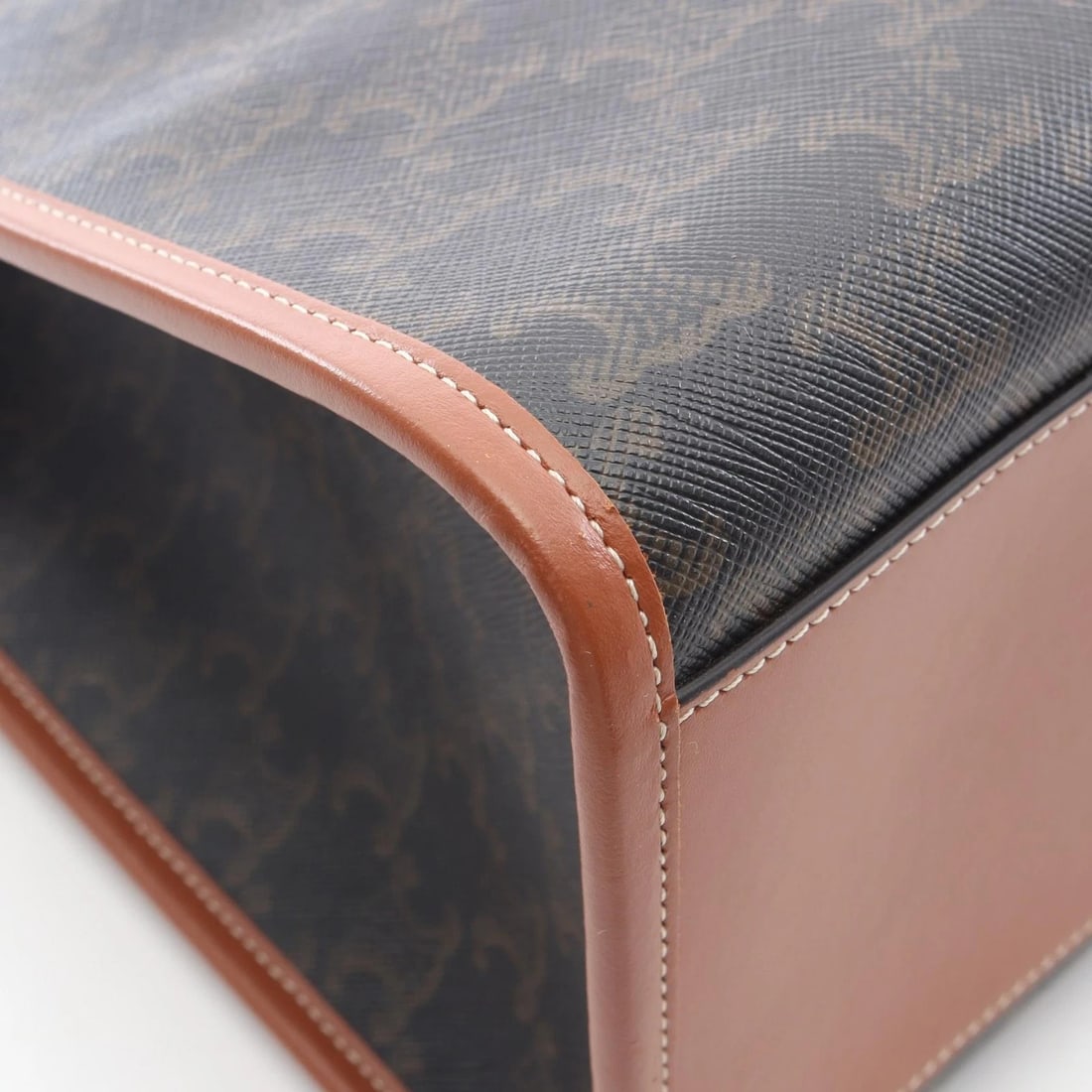 CELINE HORIZONTAL CABAS TRIOMPHE HAND BAG - 4