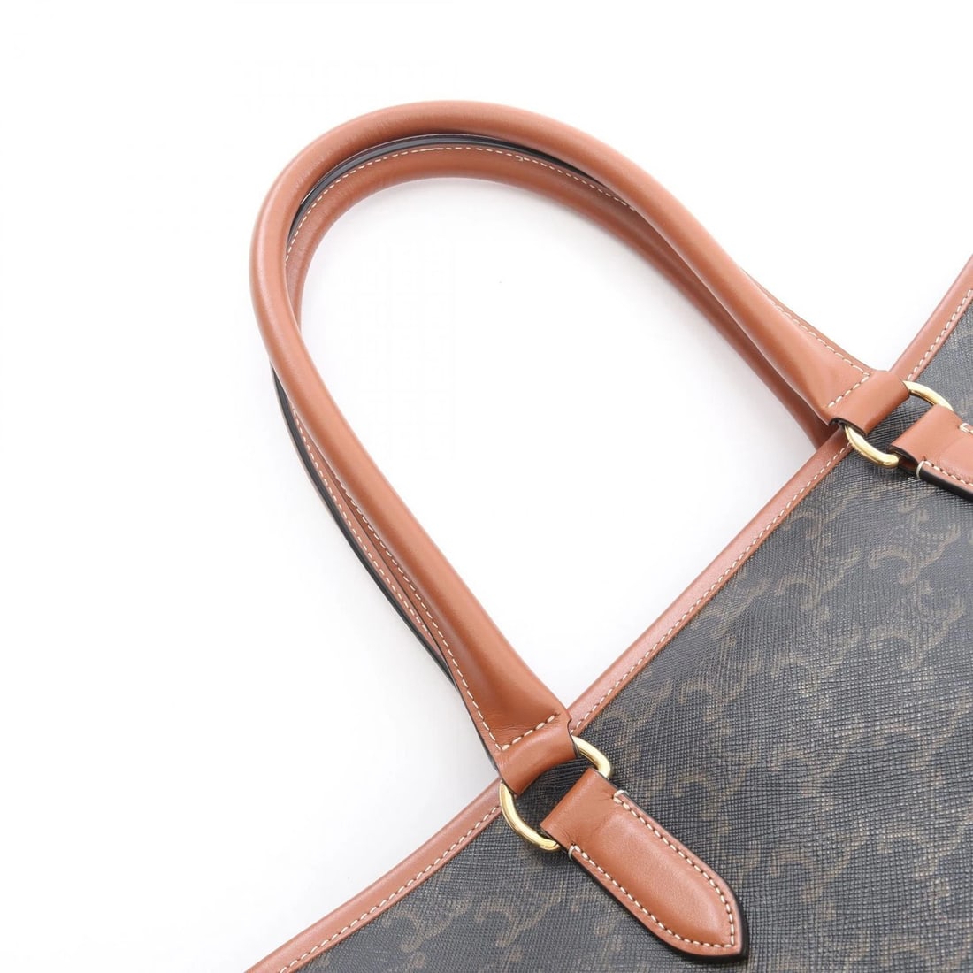CELINE HORIZONTAL CABAS TRIOMPHE HAND BAG - 7