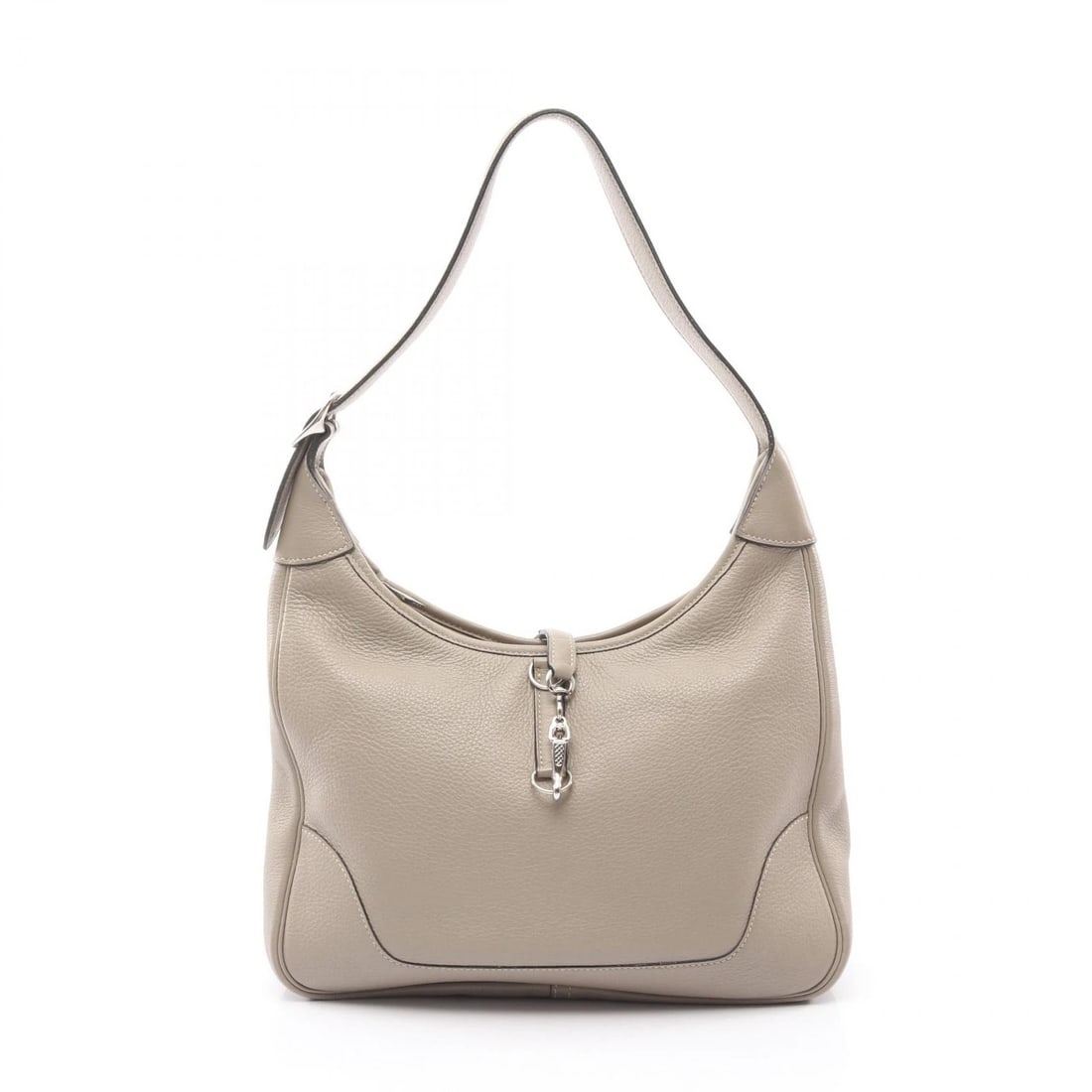 HERMES TRIM 31 SHOULDER HAND BAG: HERMES Trim 31 Shoulder hand Bag Brand: HERMES Type/Style: Shoulder Bag Material: Taurillon Clemence ? leather ? Taurillon Clemence Color: Beige?ish colors Size: H:22cm x W:31cm x D:8.5cm (H:8.7" x W: