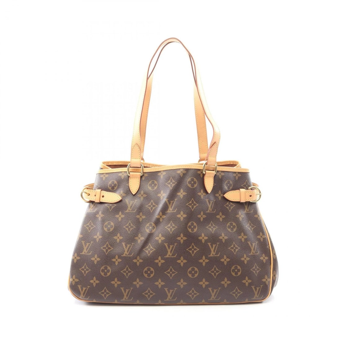 LOUIS VUITTON BATIGNOLLES HORIZONTAL SHOULDER TOTE BAG: LOUIS VUITTON Batignolles Horizontal Shoulder Tote Bag Brand: LOUIS VUITTON Type/Style: Shoulder Bag Material: Monogram ? PVC coated canvas ? leather Color: Brown?ish colors Size: H:25cm x W:37cm x D: