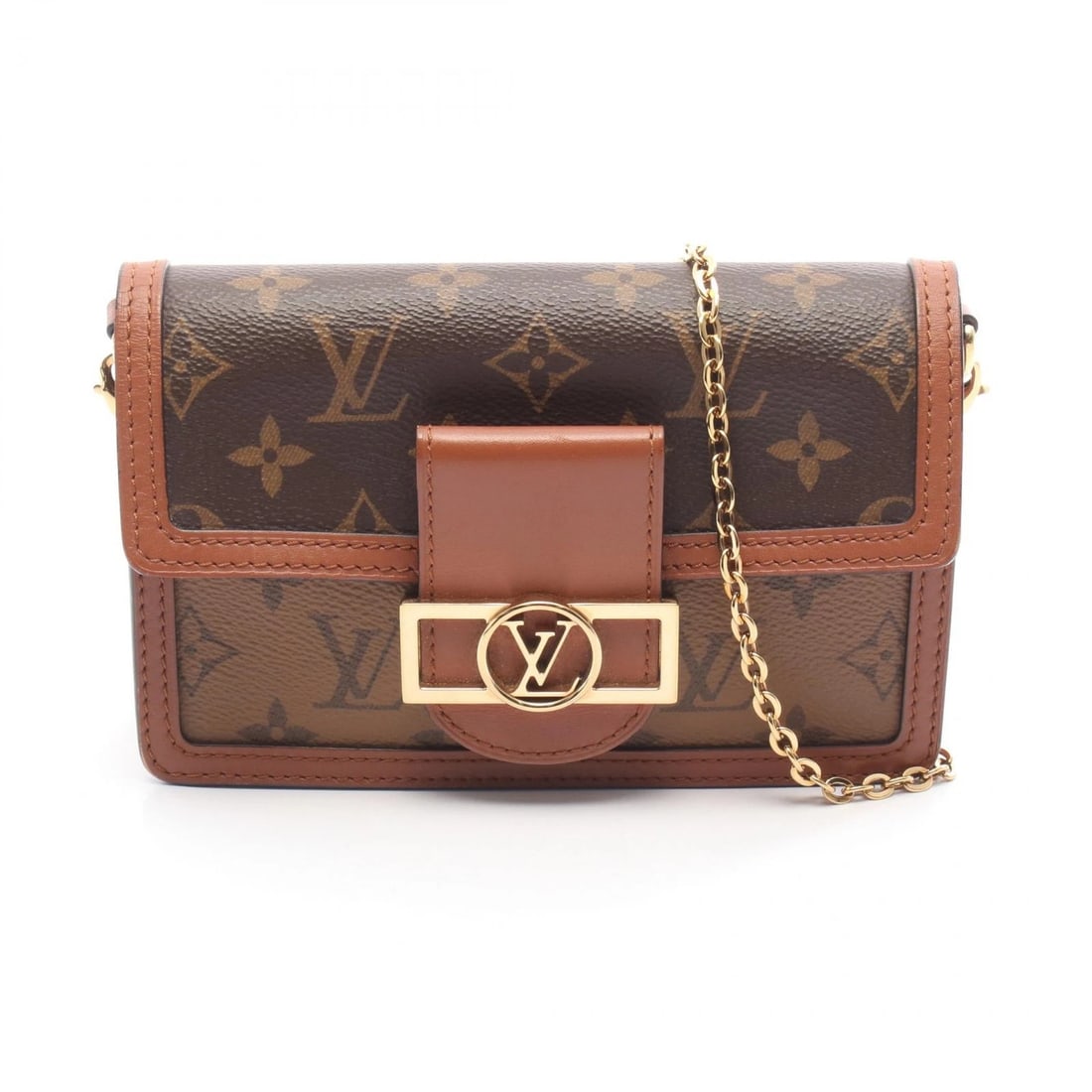 LOUIS VUITTON PORTEFEUILLE DAUFINE CROSSBODY CHAIN SHOULDER BAG (1 of 4)
