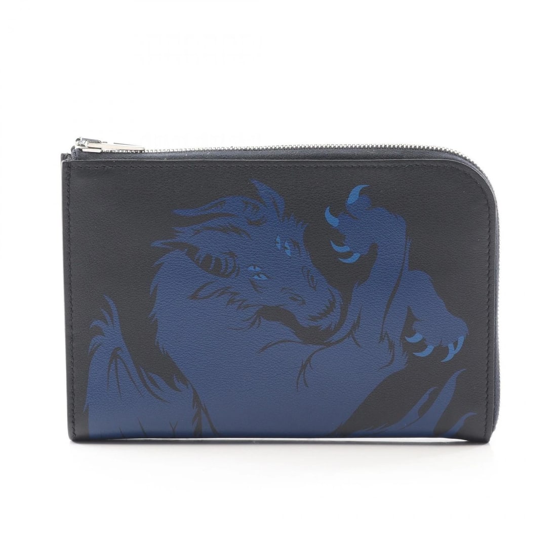 HERMES REMIX DUO CHIMERES ZIPPER LONG WALLET PURSE: HERMES Remix Duo chimeres zipper long wallet purse Brand: HERMES Type/Style: L-shaped zipper long wallet Material: Vaux Swift leather ? Calfskin (cowhide) ? Vaux Swift leather Color: Blue indigo /