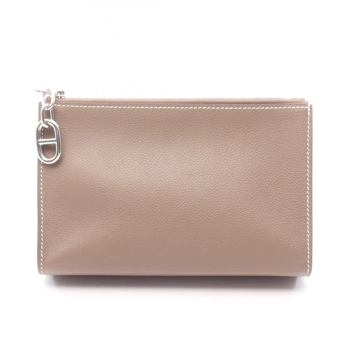 HERMES ZIPENGO PM PM CHAINE D'ANCRE POUCH CASE: HERMES Zipengo PM PM Chaine d'Ancre Pouch Case Brand: HERMES Type/Style: Pouch Material: Evercolor leather ? leather ? Evercolor leather Color: Etoupe Grey / Gray?ish colors Size: (H:4.3" x W:7.1")