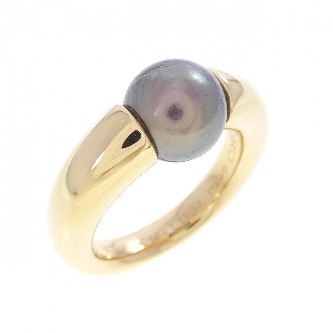 CARTIER PERLA RING: Cartier Perla Ring Brand: CARTIER Type/Style: Ring Material: 750 yellow gold, Main Stone/Creation Akoya Pearl 0.3 " Color: yellow gold Size: US5(49) Accessories: None Accessories Notice: When