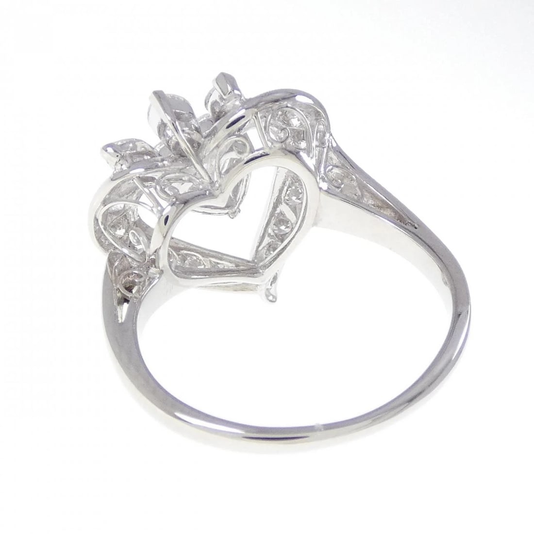 MIKIMOTO HEART DIAMOND RING - 3