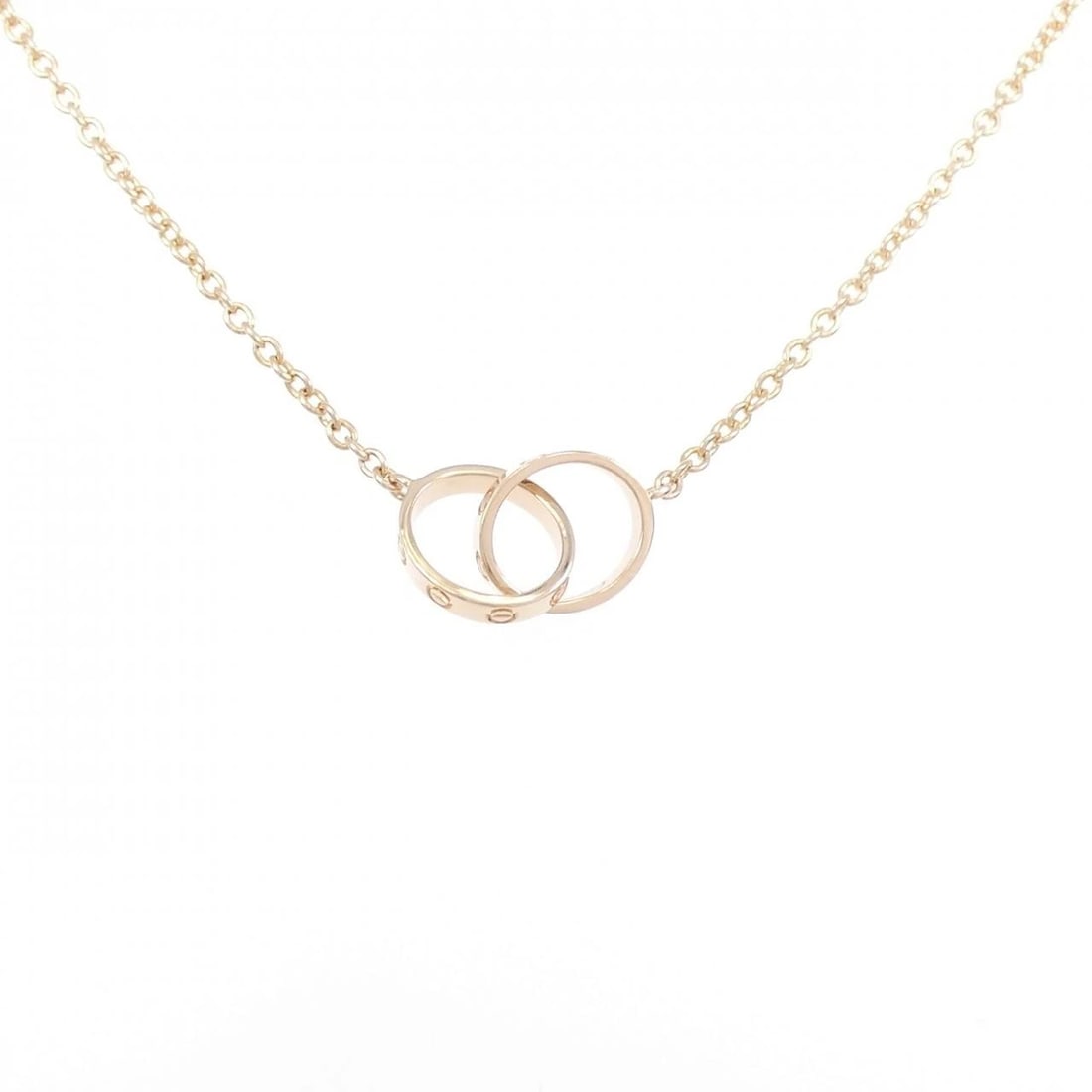 CARTIER BABY LOVE NECKLACE: Cartier Baby Love Necklace Brand: CARTIER Type/Style: Necklace Material: 750 Pink Gold, Color: Pink Gold Size: Size 44cm Actual Size Max width approx.: 9.6mm Chain maximum width approx.: 1.9mm