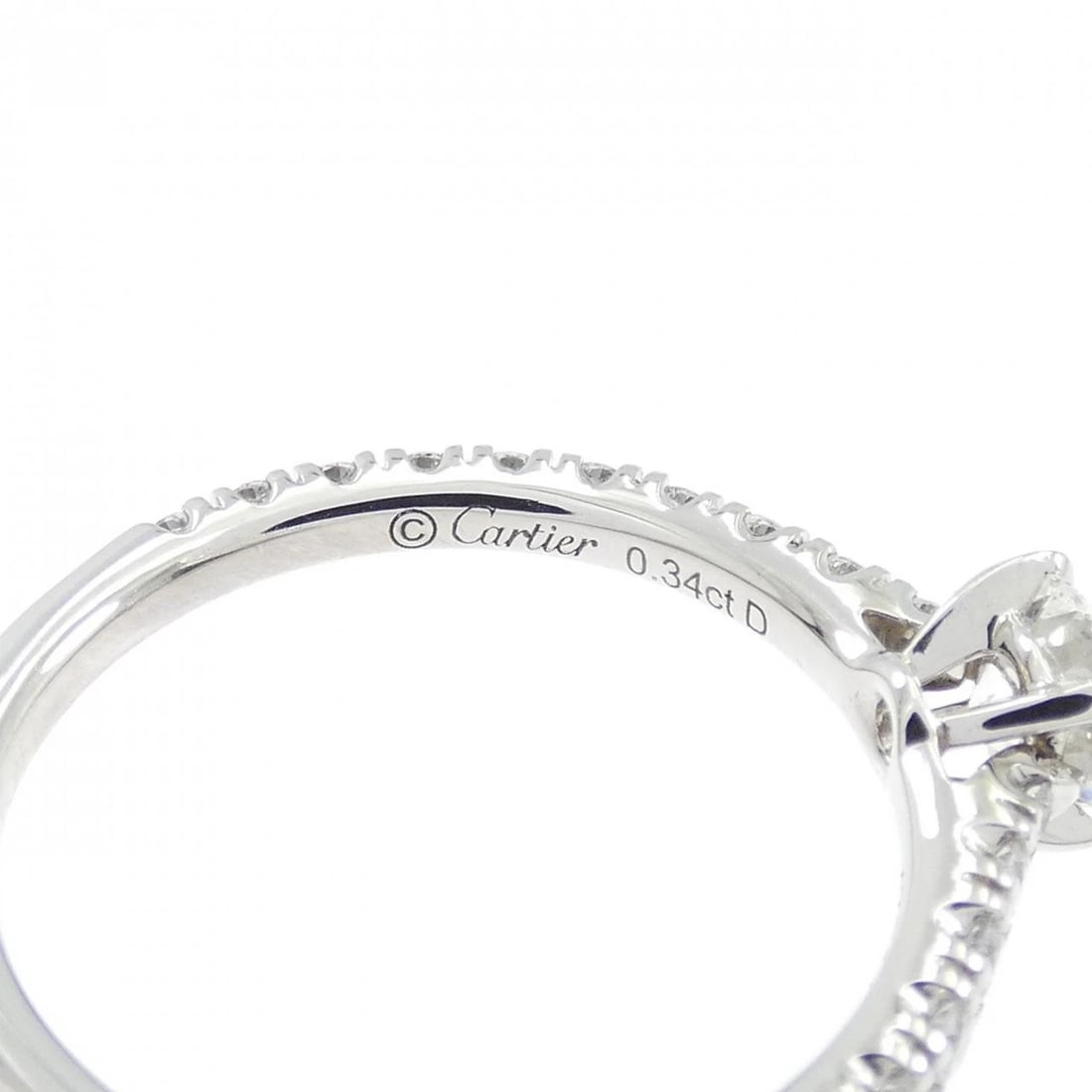 CARTIER SOLITAIRE RING - 4