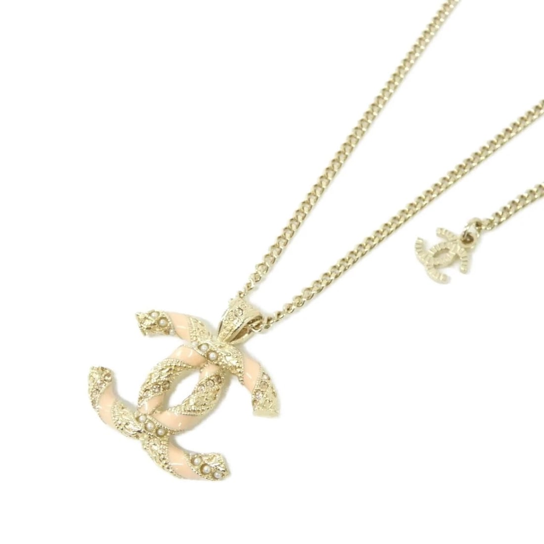 CHANEL NECKLACE: Chanel Necklace Brand: CHANEL Type/Style: Chanel Necklace Material: Fake pearl, Color: none Size: Size Length: 42.5/61cm Top width x height: 2.5cmx2.5cm Accessories: None Accessories Notice: When