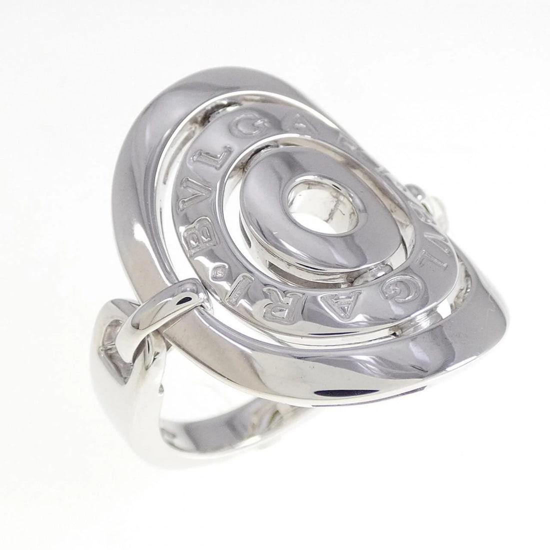 BVLGARI ASTRALE RING: Bvlgari Astrale Ring Brand: BVLGARI Type/Style: Bulgari Ring Material: 750 white gold, Color: none Size: US5 Accessories: None Accessories Notice: When purchasing pre-owned goods, please refer to the
