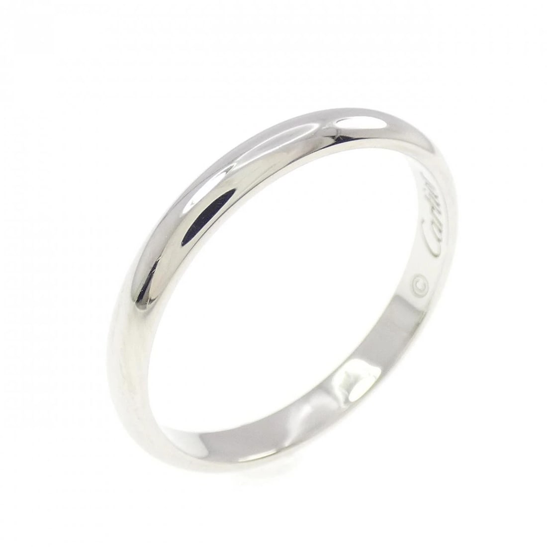 CARTIER WEDDING RING: Cartier Wedding Ring Brand: CARTIER Type/Style: Cartier Ring Material: Platinum950, Color: Silver Size: US5 3/4 Accessories: None Accessories Notice: When purchasing pre-owned goods, please refer to