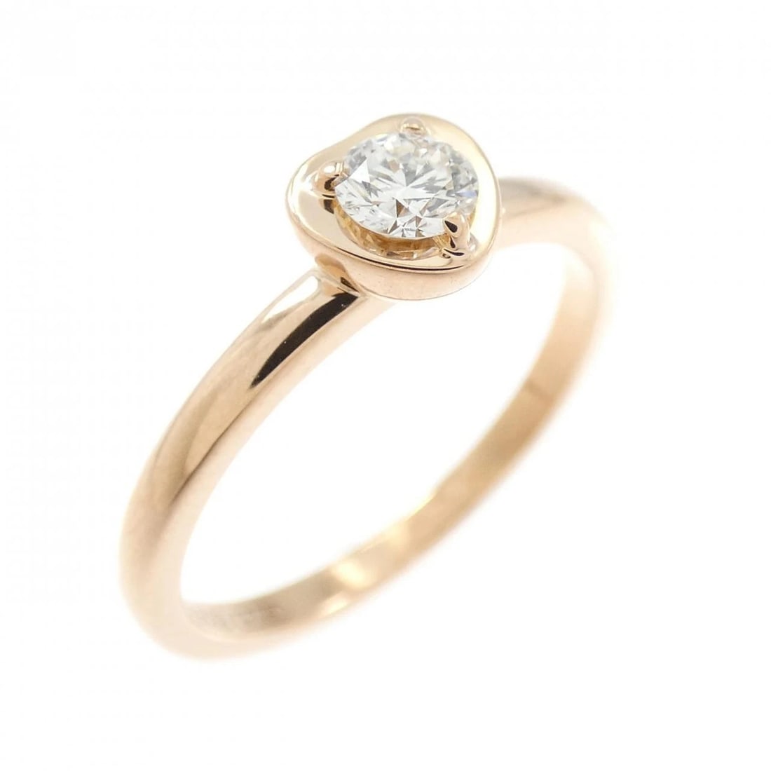 CARTIER DIAMANT LEGENDE RING: Cartier Diamant Legende Ring Brand: CARTIER Type/Style: Cartier Ring Material: 750 Pink Gold, Main Stone/Creation NATURAL Color: PINK GOLD Size: US4 3/4 Accessories: None Accessories Notice: When