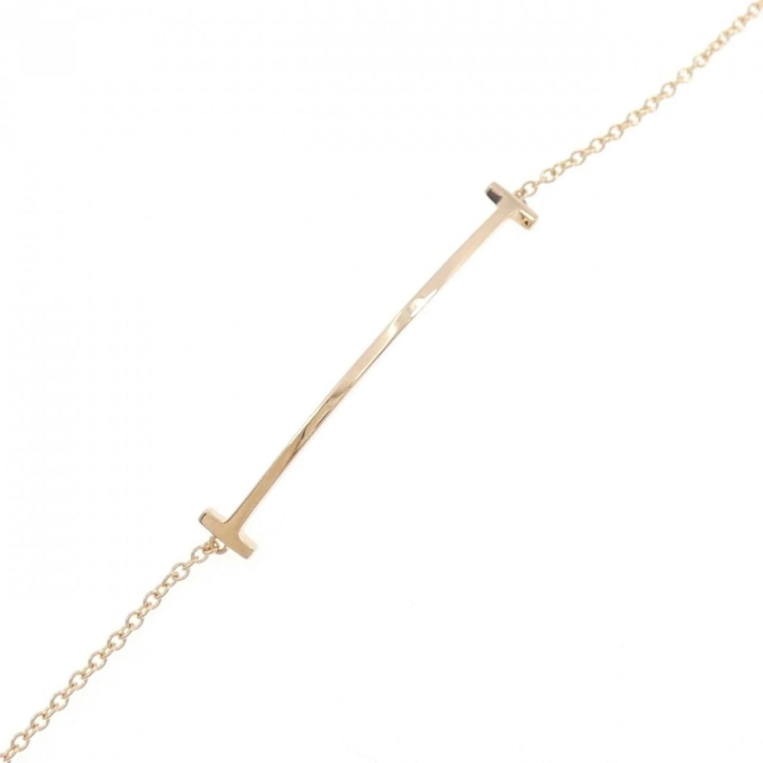TIFFANY & CO. T SMILE BRACELET: TIFFANY & Co. T Smile Bracelet Brand: TIFFANY&Co. Type/Style: TIFFANY & Co. Bracelet Material: 750 Pink Gold, Color: Pink Gold Size: Max width approx: 5.6mm Size 16cm Accessories: None Accessories
