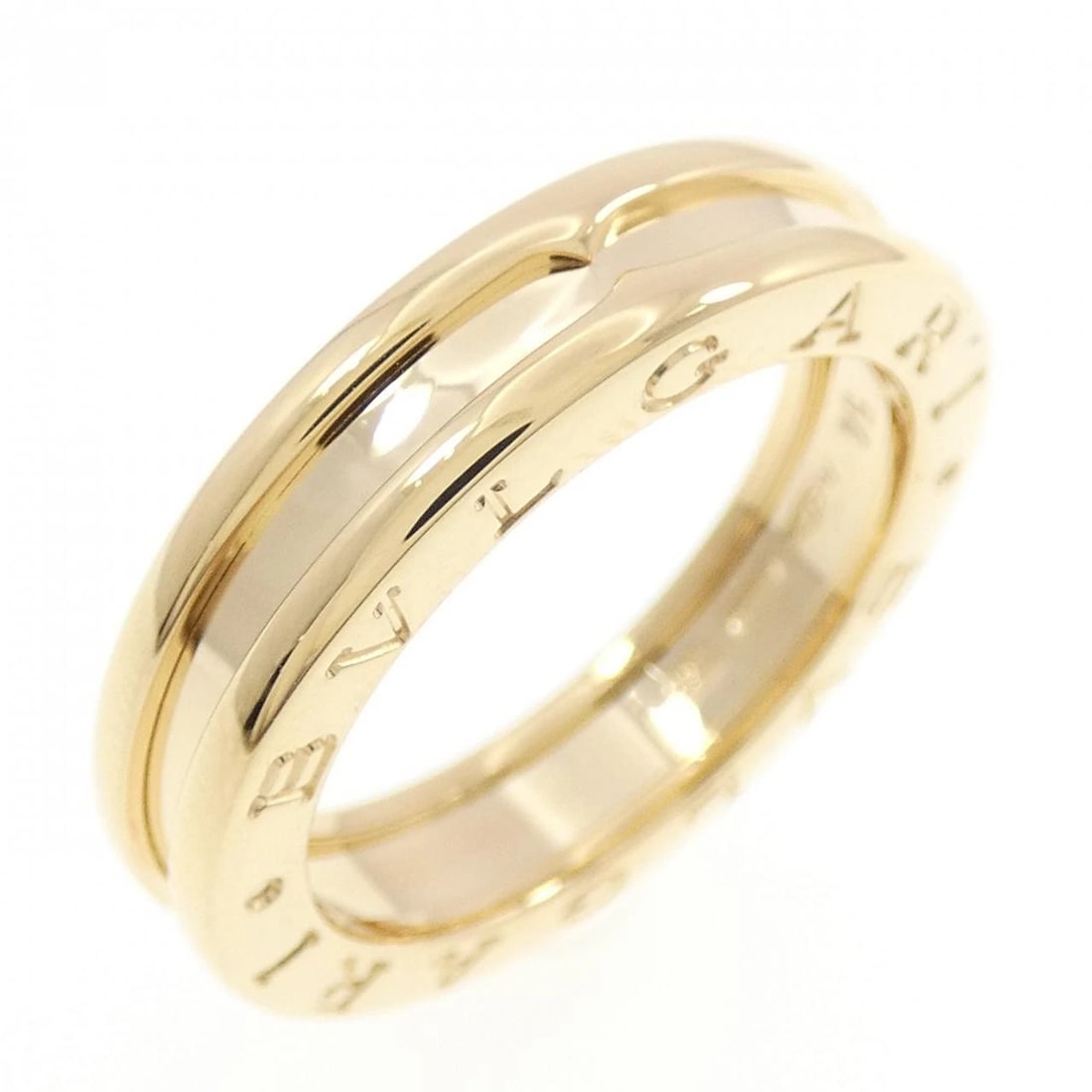 BVLGARI B.ZERO1 1-BAND RING: Bvlgari B.zero1 1-band ring Brand: BVLGARI Type/Style: Bulgari Ring Material: 750 yellow gold, Color: yellow gold Size: US7(54) Accessories: None Accessories Notice: When purchasing pre-owned goods,