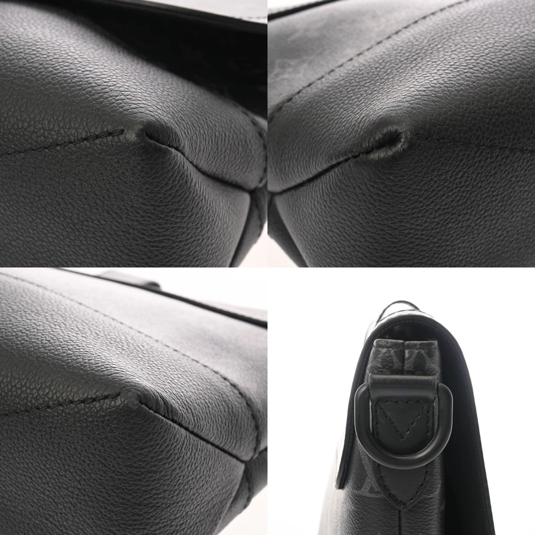 LOUIS VUITTON SAUMUR MESSENGER ECLIPSE MONOGRAM CANVAS - 6
