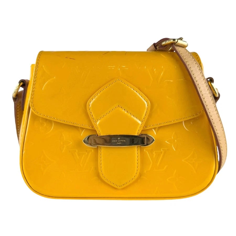 LOUIS VUITTON MONOGRAM VERNIS BELLFLOWER PM SHOULDER BAG: LOUIS VUITTON Monogram Vernis Bellflower PM Shoulder Bag Brand: LOUIS VUITTON Type/Style: Shoulder Bag Material: Monogram Vernis Color: Jone Passion Size: Size [inch] W:7.9inx H:6.7inx D:2.8in Size