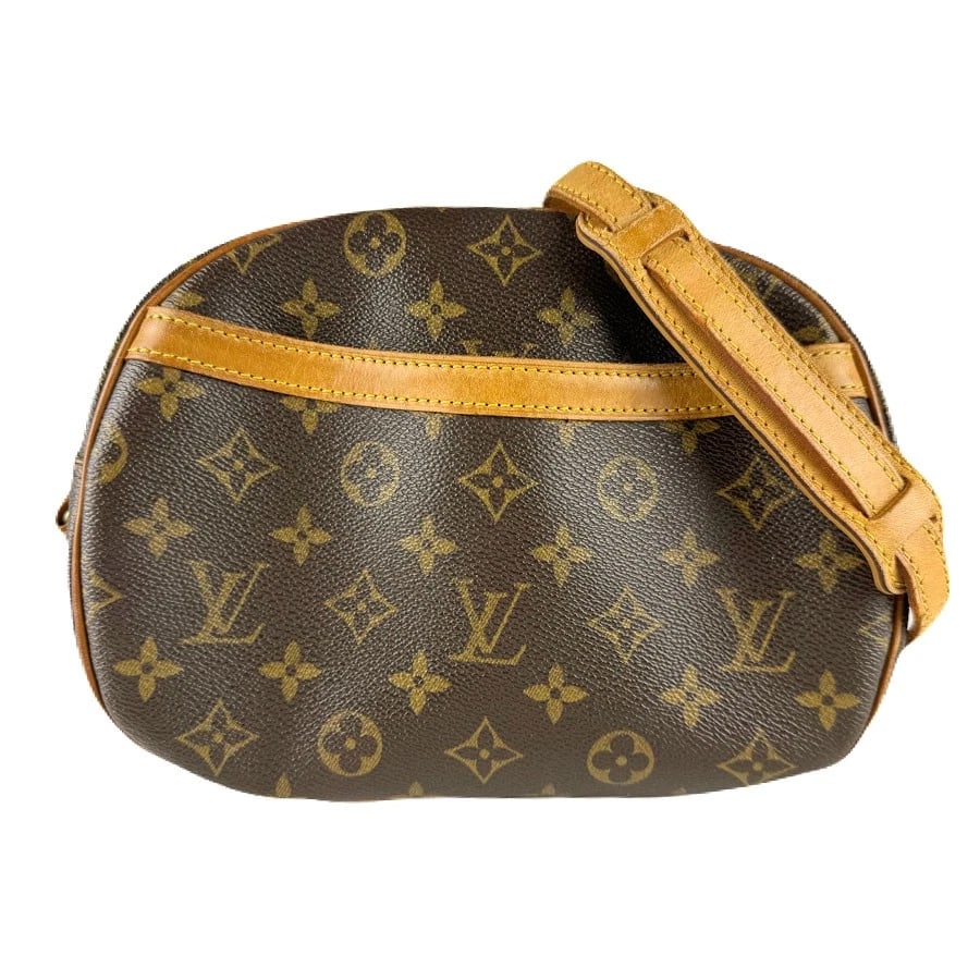 LOUIS VUITTON MONOGRAM BLOIS CROSSBODY SHOULDER BAG: LOUIS VUITTON Monogram Blois Crossbody Shoulder Bag Brand: LOUIS VUITTON Type/Style: Crossbody Shoulder Bag Material: Monogram Canvas Color: Brown Size: Size [inch] W:8.7inx H:7.5inx D:2.8in Size