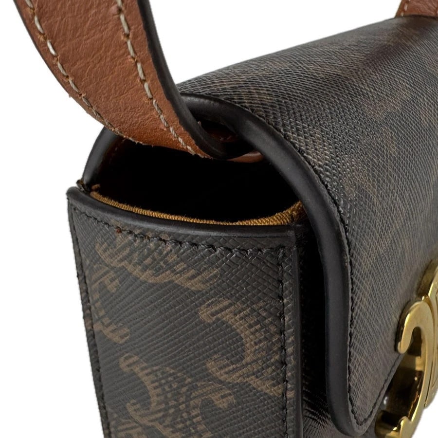 CELINE TRIOMPHE MINI CLAUDE SHOULDER BAG - 5