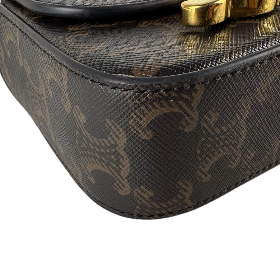 CELINE TRIOMPHE MINI CLAUDE SHOULDER BAG - 7