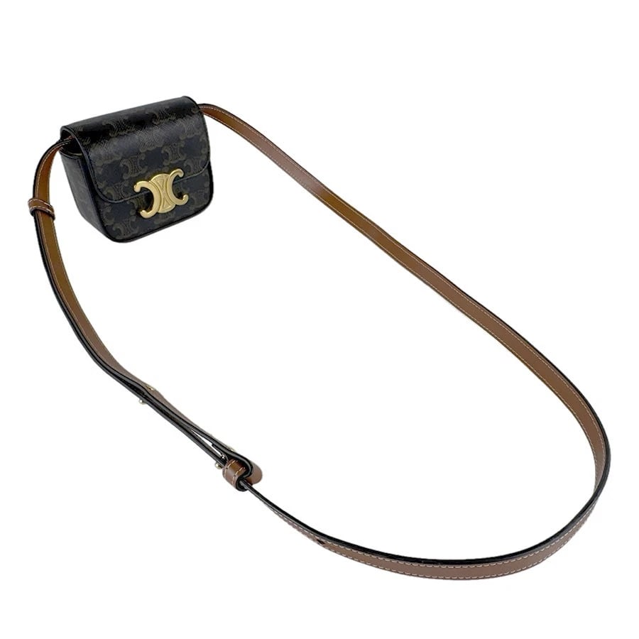 CELINE TRIOMPHE MINI CLAUDE SHOULDER BAG - 9