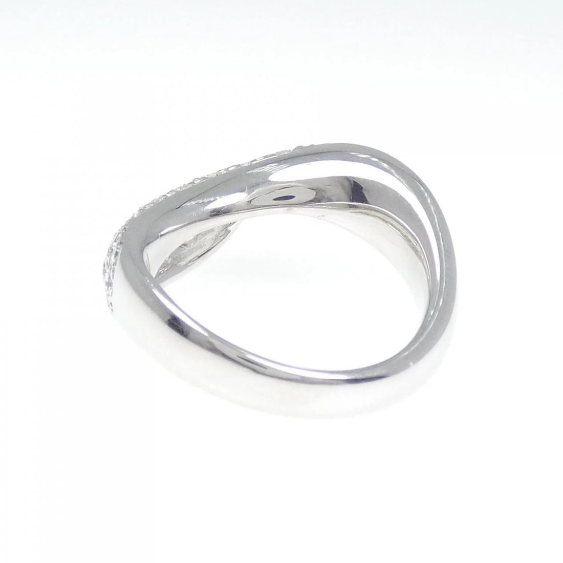 K18WG PAVE DIAMOND RING - 3