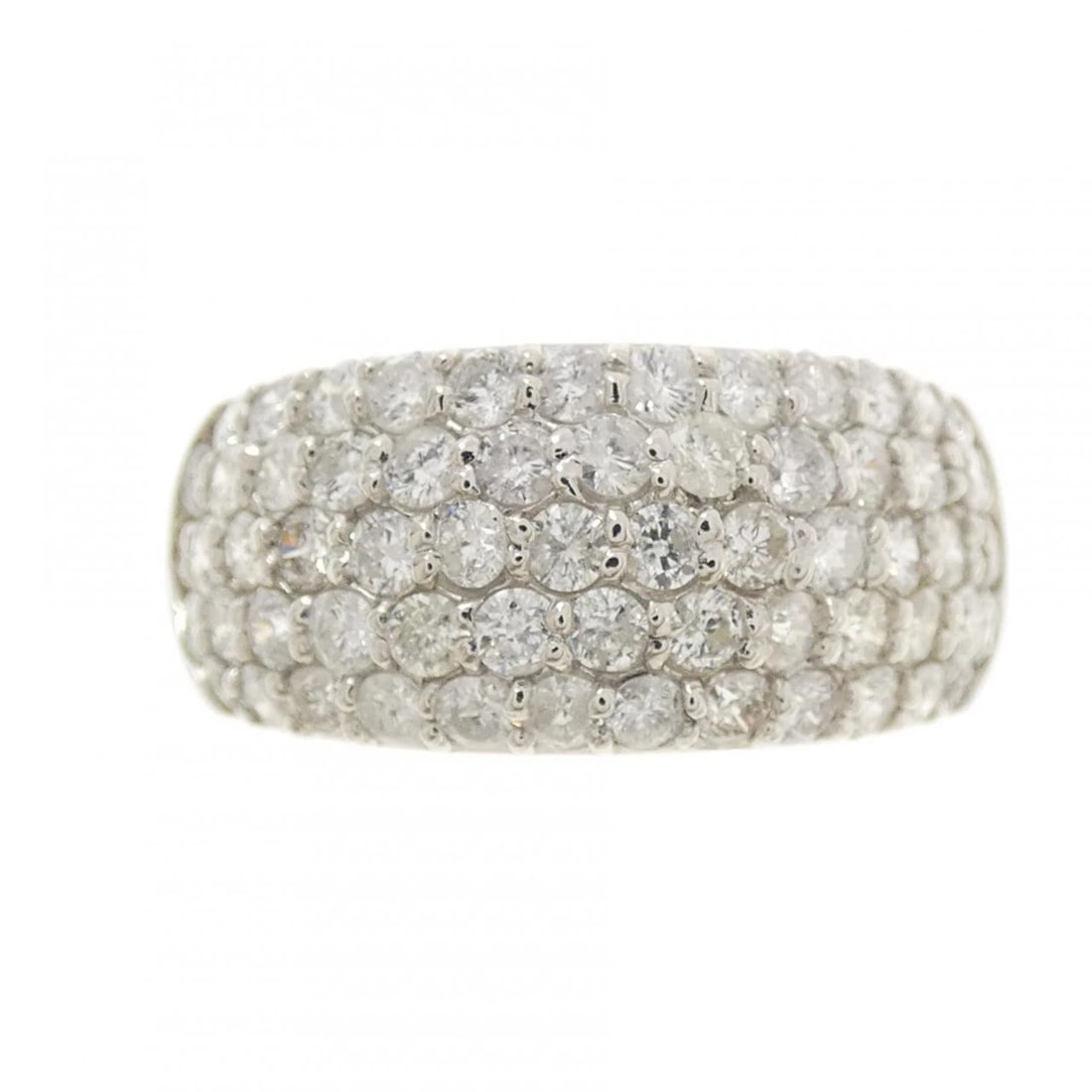 PT900 PAVE DIAMOND RING - 2